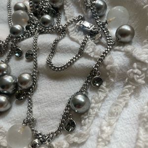 Givenchy Silver bobble Necklace